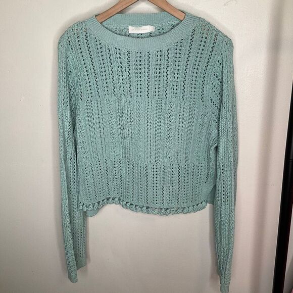 Jonathan Simkhai Amberly Chunky Cropped Pullover Sweater - Picture 4 of 13